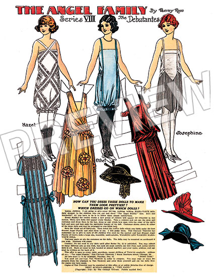 (image for) Angel Family The Debutantes - by Penny Ross 1922