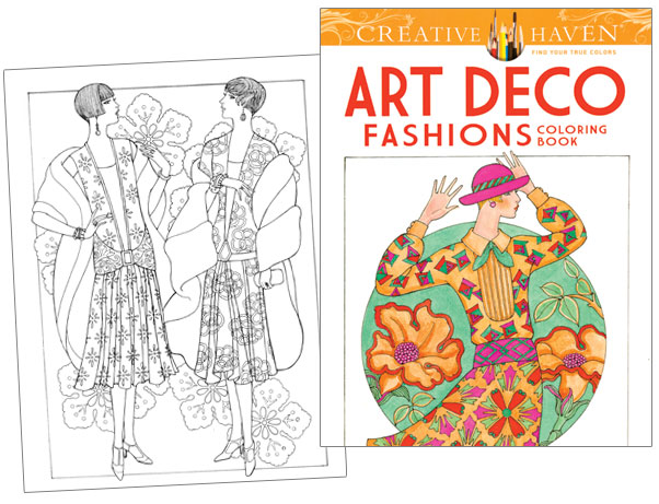 Modal Additional Images for Art Deco Fashions Coloring Book
