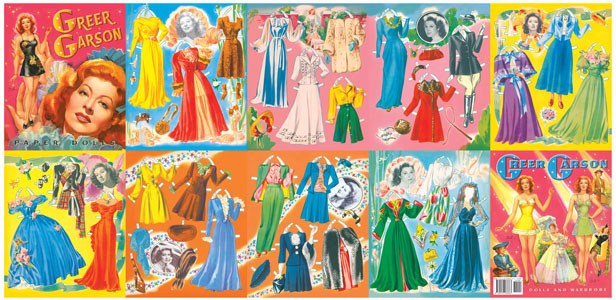 Modal Additional Images for Greer Garson Paper Dolls