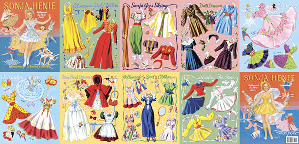 Modal Additional Images for Sonja Henie Paper Doll Book