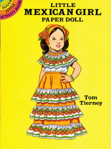 (image for) Little Mexican Girl Paper Doll