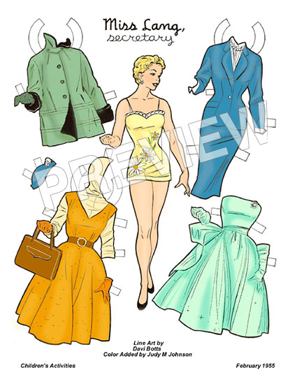 (image for) Miss Lang Secretary