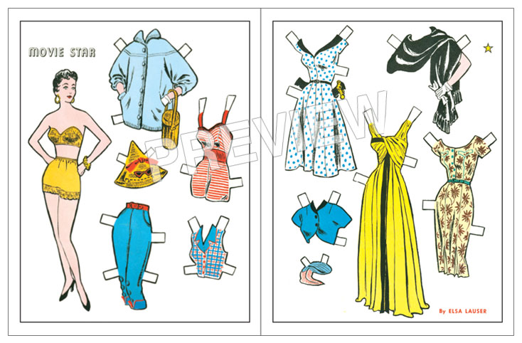 Modal Additional Images for Movie Star Paper Doll