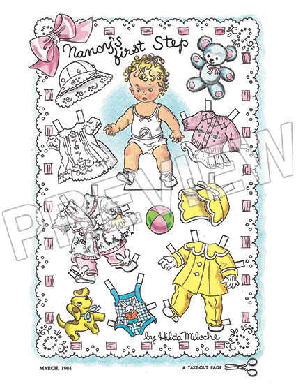 (image for) Nancy's First Step, by Hilda Miloche