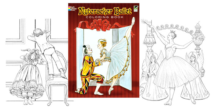 Modal Additional Images for Nutcracker Ballet Coloring Book by Brenda Sneathen Mattox