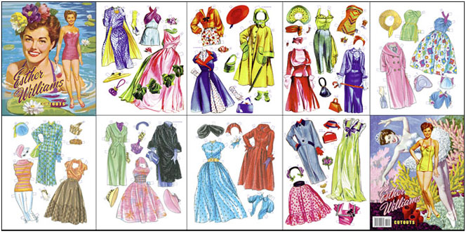 Modal Additional Images for Esther Williams 1953 Reproduction Book